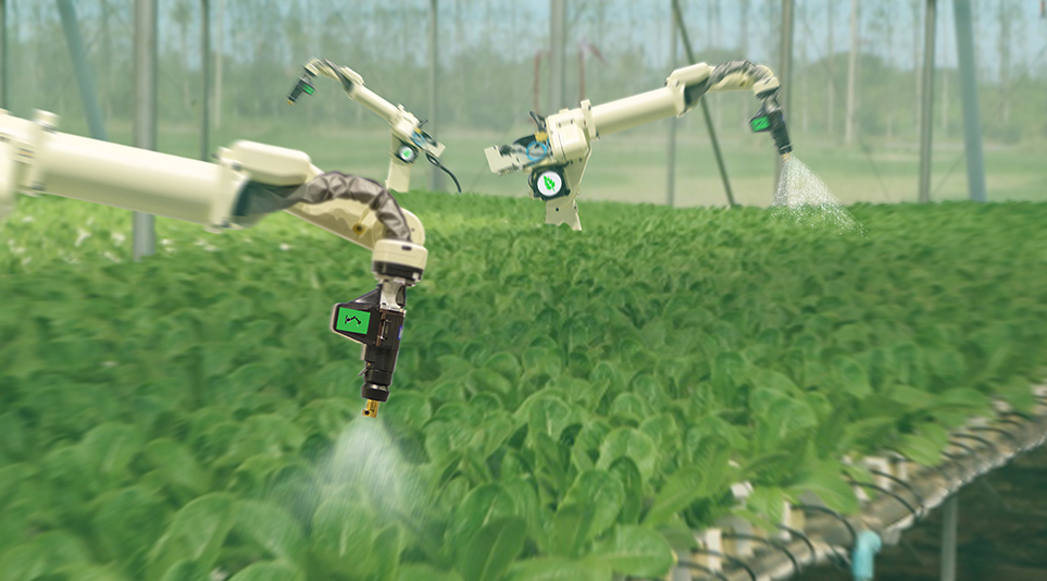 인공지능이 탑재된 농작물을 관리하는 기계