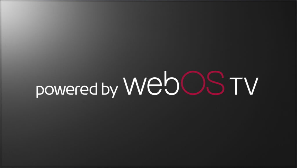 LG전자의 TV 운영체제인 독자 소프트웨어 플랫폼 webOS 브랜드 로고