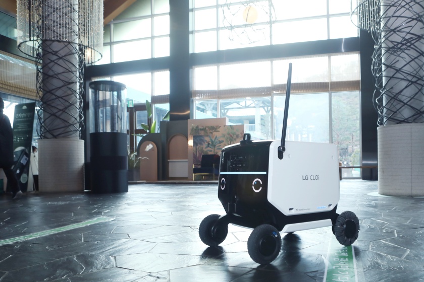 LG전자가 인공지능과 로봇을 활용해 호텔과 리조트를 효율적으로 관리할 수 있는  ‘AI 시설관리 솔루션’을 선보였다. 
