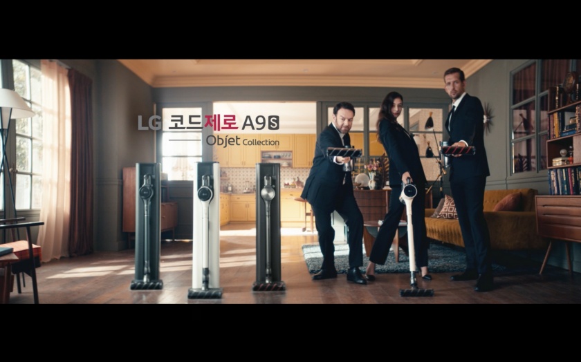 LG 코드제로 A9S 오브제컬렉션 광고, 1,000만 뷰 인기