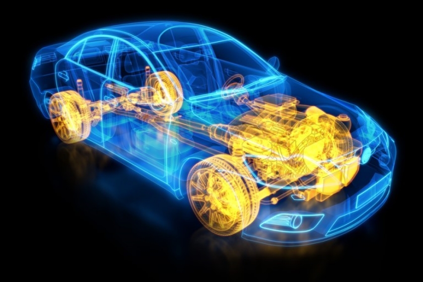 LG마그나 이파워트레인의 전기차 파워트레인 컨셉 사진