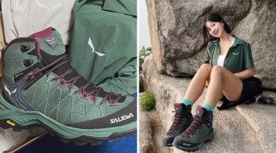 등산 인플루언서 백만송희와 그녀의 등산화