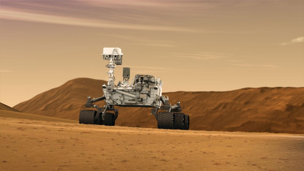 2011년 NASA에서 발사한 화성 탐사 로봇 큐리오시티(출처: NASA)