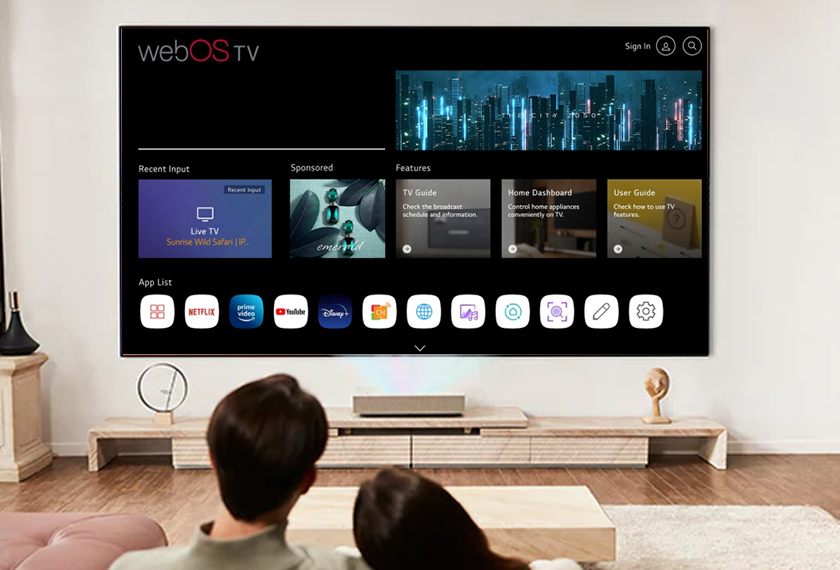 기술의 발달과 콘텐츠 진화에 따른 TV의 변화와 스마트 TV 플랫폼 webOS 대해 얘기하다