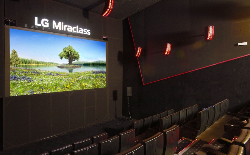 스페인 영화관 체인 오데온 멀티시네스가 빌라노바 극장에 시네마 LED 'LG 미라클래스'를 활용한 프리미엄 상영관을 조성했다.