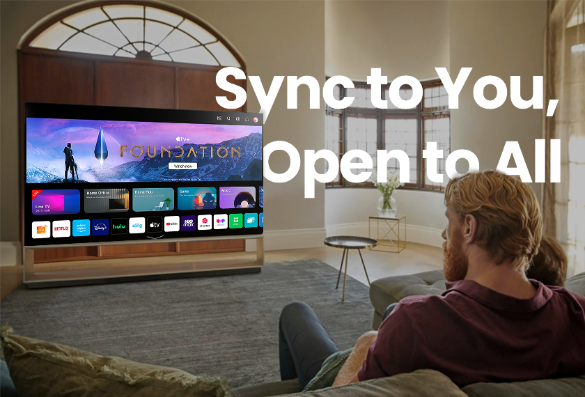 세분화된 고객의 요구와 라이프스타일에 맞추어진 새로운 스크린 경험, Sync to You, Open to All