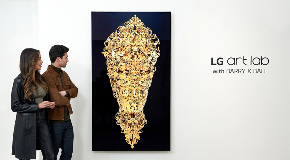 LG 스마트 TV에서 NFT 예술 작품을 감상할 수 있는 LG 아트랩(LG art lab)