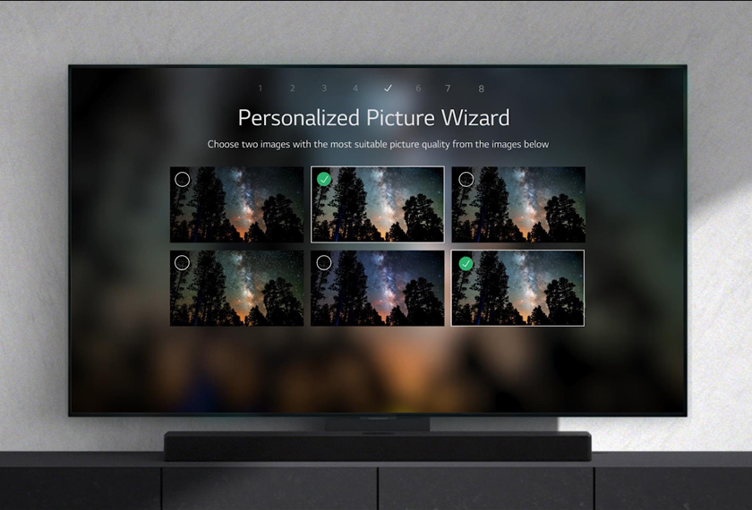 나에게 맞는 TV 화질을 설정하는 LG 스마트 TV의 ‘개인 맞춤 화면 설정(AI Picture Wizard)'