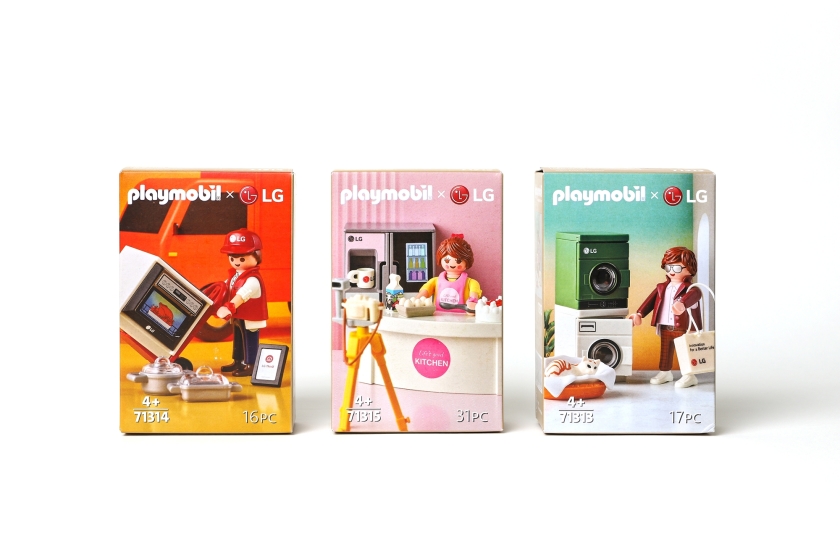 LG전자가 독일 유명 완구 브랜드 ‘플레이모빌(Playmobil)’과 협업해 만든 LG 가전 및 인물 피규어