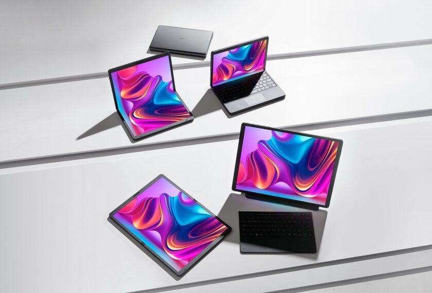 한국 브랜드 최초 폴더블 노트북 ‘LG 그램 폴드의 제품 이미지