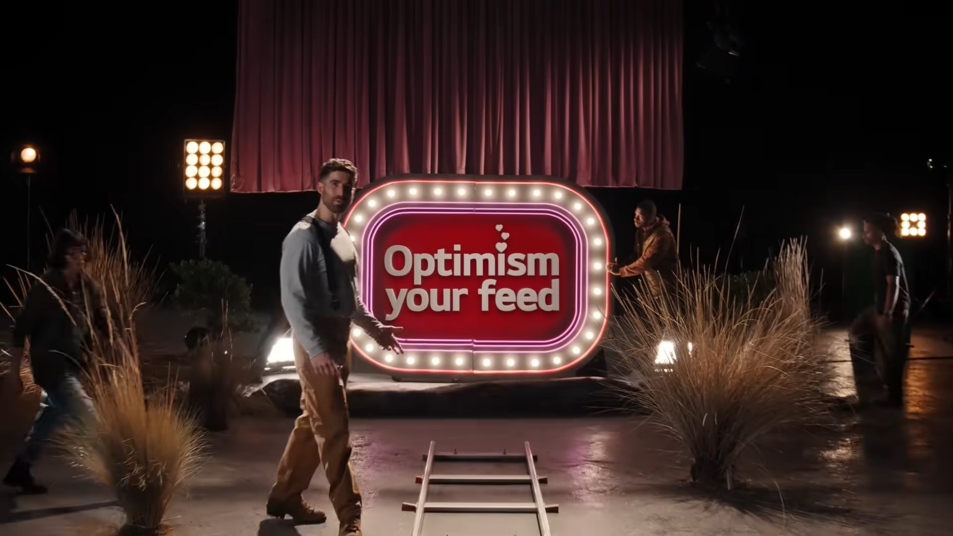 LG전자의 ‘소셜 미디어, 미소로 채우다(Optimism your feed)’ 캠페인