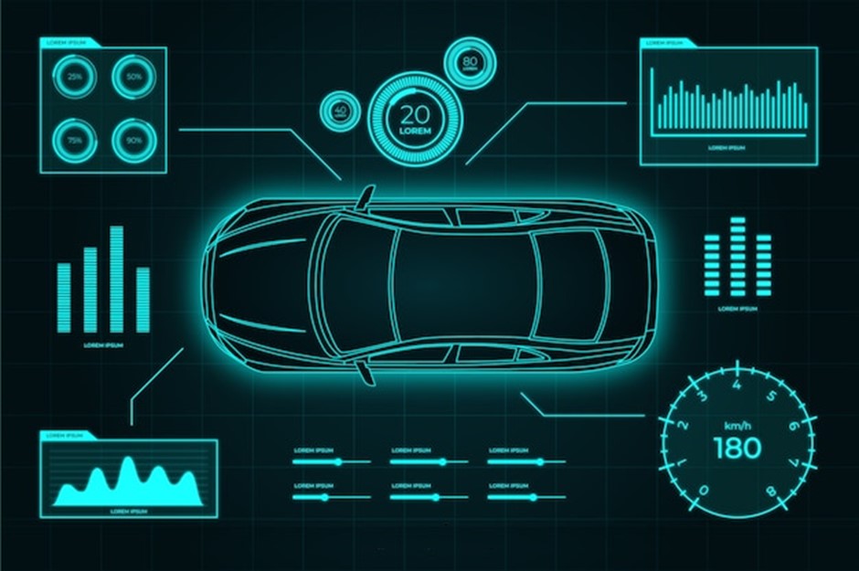 소프트웨어를 통해 자동차를 구동하고 세부 기능을 제어하는 Vehicle OS와 Domain OS (출처:Freepik)