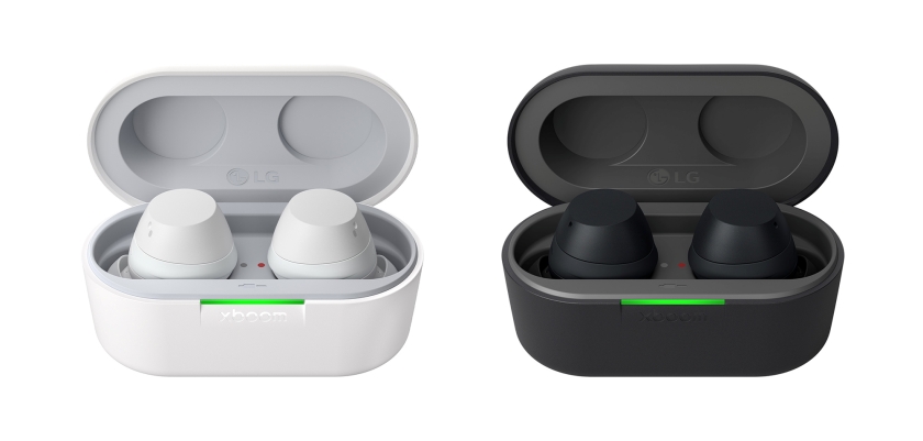 엑스붐 버즈 플러스 화이트(좌), 블랙(우).