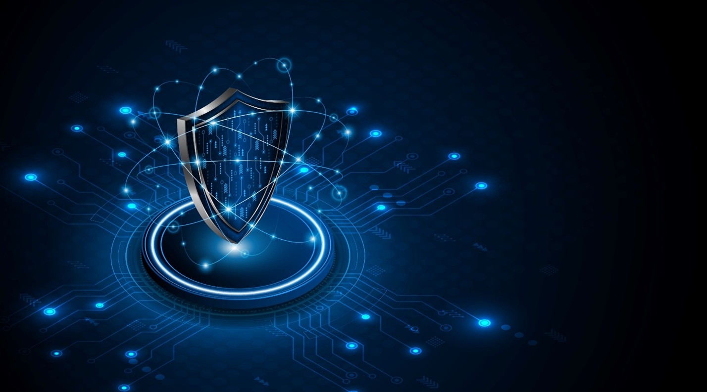 디지털 환경에서 데이터를 안전하게 보호하는 보안 기술을 상징적으로 표현한 이미지 (출처: Shutterstock)