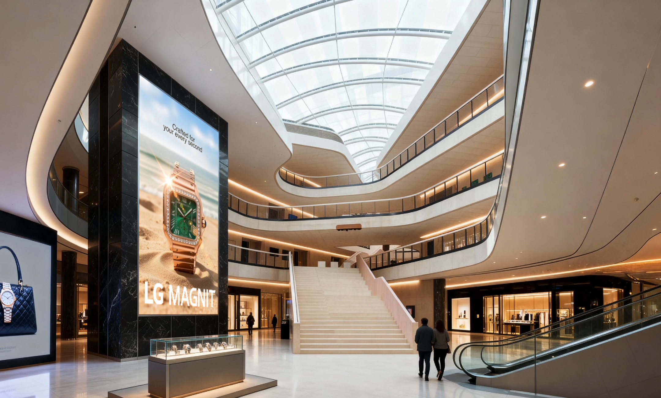 LG전자가 스페인 바르셀로나에서 3일(현지시간) 개막하는 'ISE 2026'에서 초고화질 사이니지 'LG 매그니트' 신제품을 발표한다. LG 매그니트 신제품은 초대형 초고화질 기술에 더해 설치, 운영부터 유지보수에 이르기까지 고객 편의성을 혁신한 마이크로 LED 사이니지로, LTD 기능 등 신기술이 적용된 점이 특징이다.