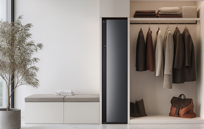 LG전자가 ‘2026 NEW LG 스타일러 오브제컬렉션’ 5벌식과 3벌식 신제품을 선보였다.