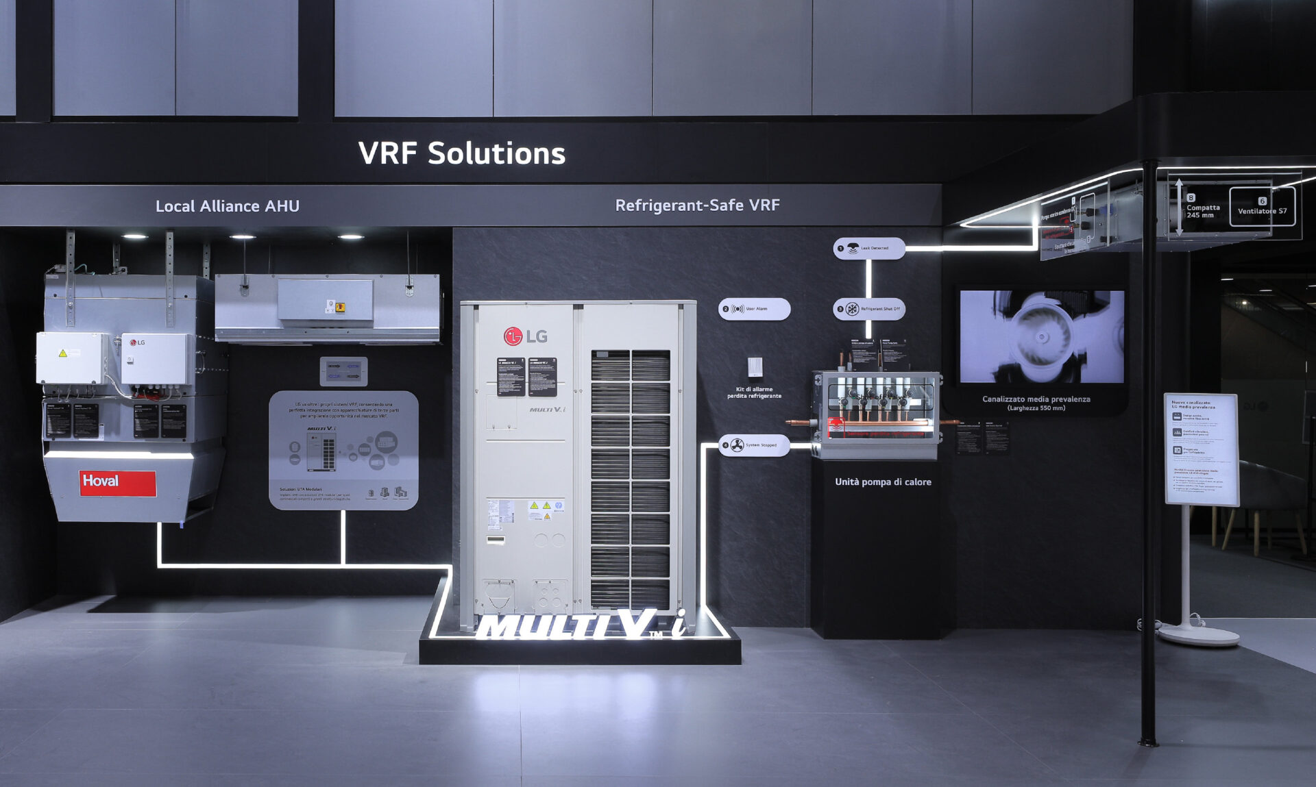 대형 공간에 맞춰 최적의 공조 환경을 구현하는 상업용 시스템에어컨 ‘LG 멀티브이 아이’가 이탈리아 밀라노에서 24일 개막한 'MCE 2026'에서 우수상을 수상했다.