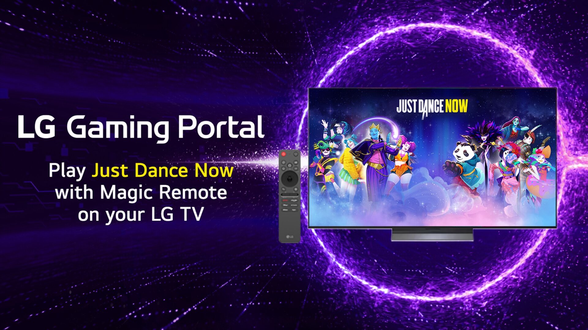 LG Gaming Portal, Play Just Dance Now with Magic Remote on your LG TV