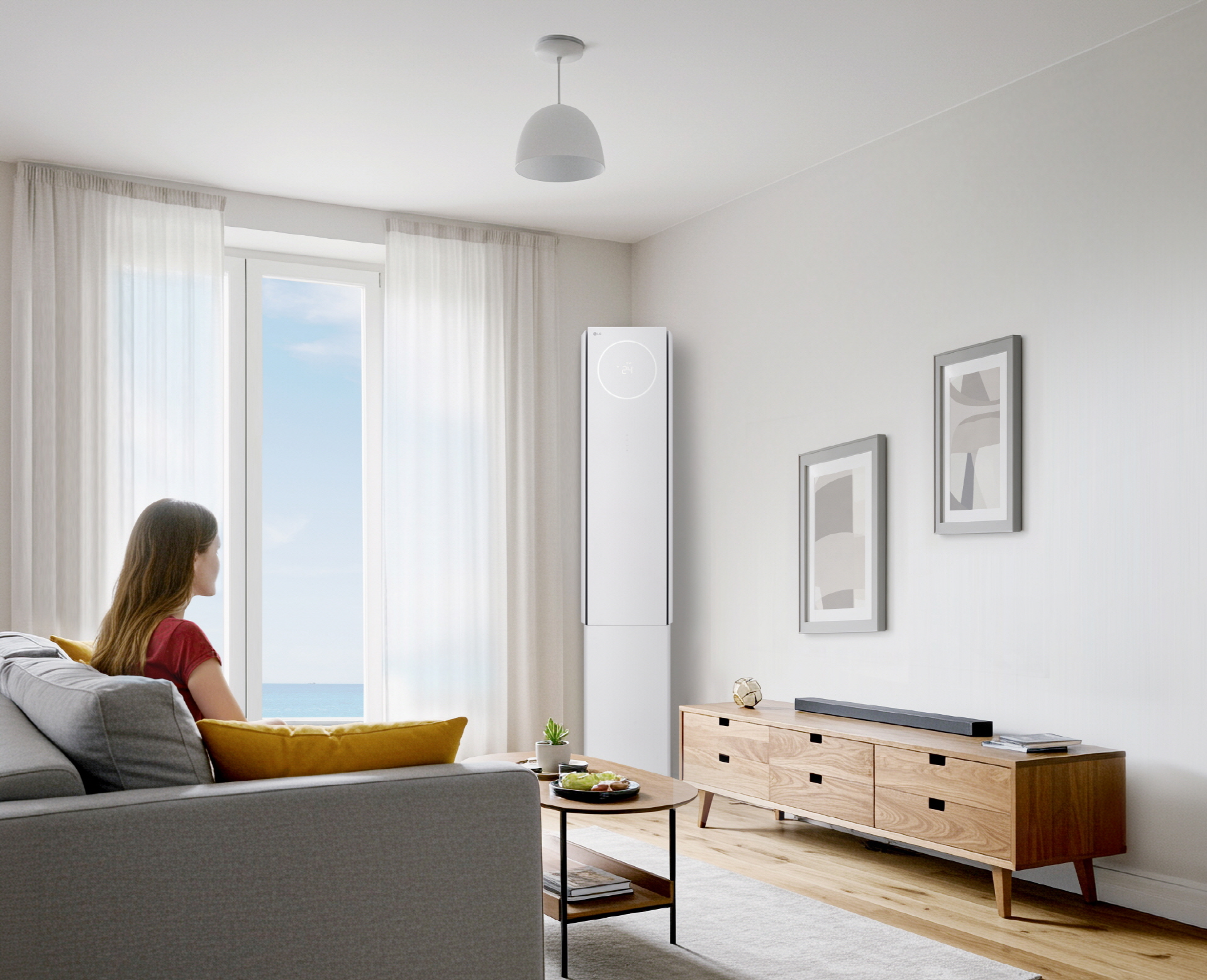 LG 휘센 AI 오브제컬렉션 뷰I 제품컷.