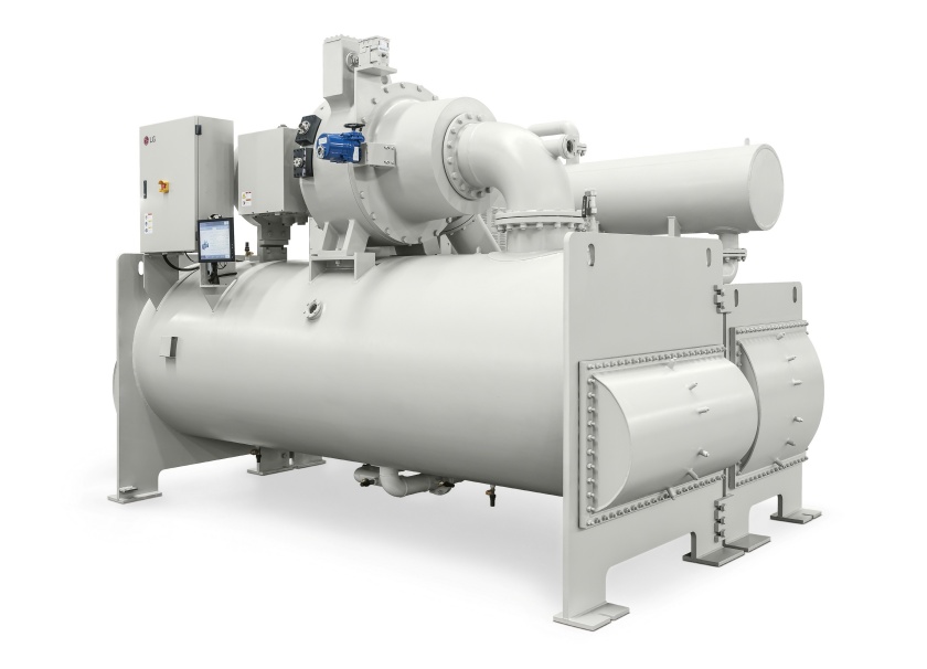 LG전자의 냉각솔루션 대표 제품인 무급유 터보칠러. LG전자는 해당 AI 데이터센터에 무급유 터보칠러 등 토탈 HVAC 솔루션을 공급할 예정이다.